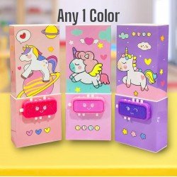 TECHNOCHITRA Unicorn Password Pencil Box for Girls 