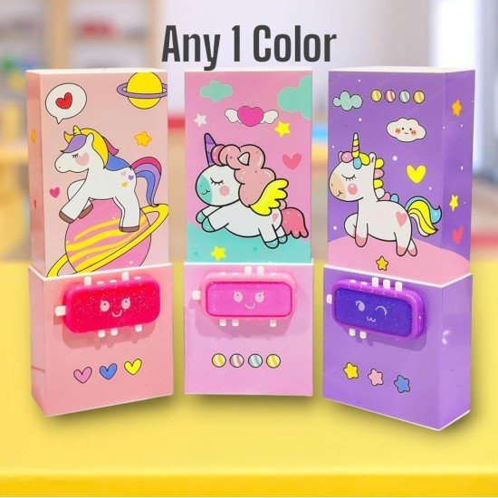 TECHNOCHITRA Unicorn Password Pencil Box for Girls TECHNOCHITRA Unicorn Password Pencil Box for Girls