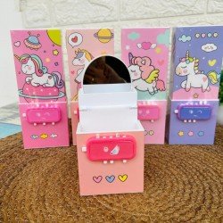 TECHNOCHITRA Unicorn Password Pencil Box for Girls 