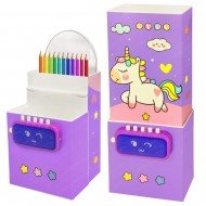 TECHNOCHITRA Unicorn Password Pencil Box for Girls TECHNOCHITRA Unicorn Password Pencil Box for Girls