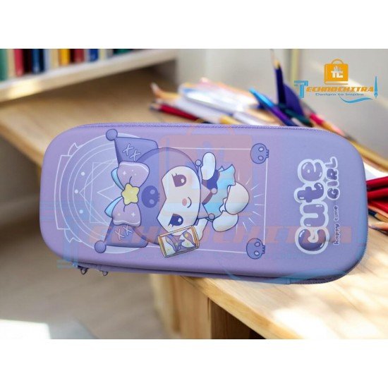 TECHNOCHITRA Kuromi Stationery Organizer - 3D Design Pencil Holder for School Girls