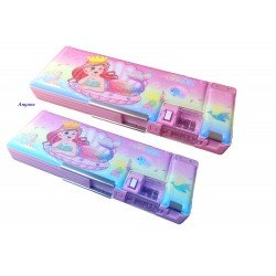 TECHNOCHITRA Dual Sided Glossy Fish Magnetic Pencil Box