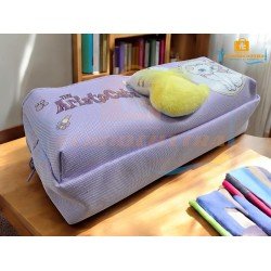 TECHNOCHITRA Kawaii Kitten Stationery Organizer for Girls - Soft Plush Accent, Double Zipper TECHNOCHITRA Kawaii Kitten Stationery Organizer for Girls - Soft Plush Accent, Double Zipper