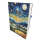 TECHNOCHITRA Starry Night A4 Size Diary Notebook – Artistic Design for Writing, Journaling & Gifting