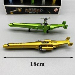 TECHNOCHITRA Fighter Aiplanes Shape Pen Set For Kids (Set Of 2)