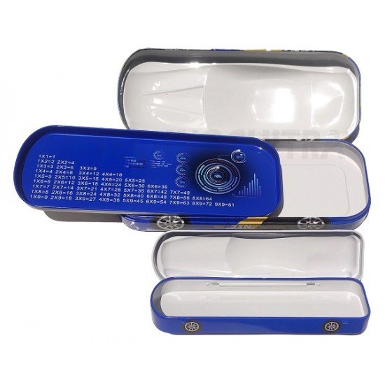 TECHNOCHITRA Dual Space Sport Car Shape with Mini Pencil Boxes TECHNOCHITRA Dual Space Sport Car Shape with Mini Pencil Boxes