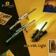 TECHNOCHITRA® Gun Shape Pen with Light for Kids, Stationery Pen Gift Set for boys
