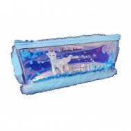 TECHNOCHITRA Exclusive Water and Fur Unicorn Printed Pouch, Water and Fur Pouch for Girls, Blue TECHNOCHITRA Exclusive Water and Fur Unicorn Printed Pouch, Water and Fur Pouch for Girls, Blue