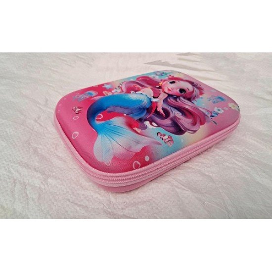 TECHNOCHITRA® Water World Princess Printed Designer Multipurpose Stationery Pouch for Girls TECHNOCHITRA® Water World Princess Printed Designer Multipurpose Stationery Pouch for Girls