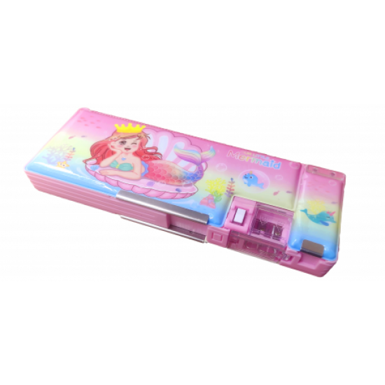 TECHNOCHITRA Dual Sided Glossy Fish Magnetic Pencil Box TECHNOCHITRA Dual Sided Glossy Fish Magnetic Pencil Box