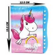 TECHNOCHITRA Unicorn Printed Password Lock Diary