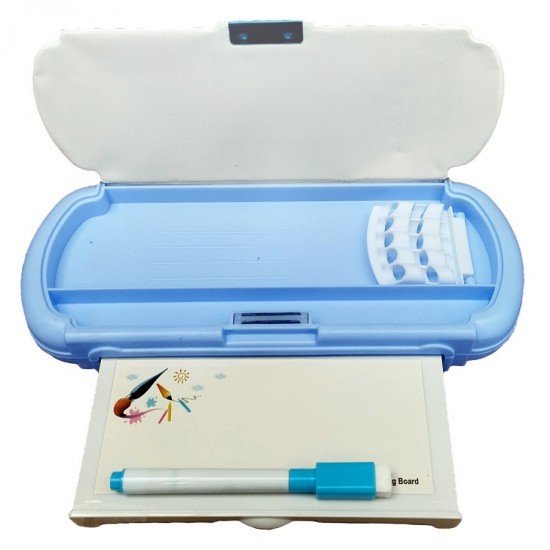 TECHNOCHITRA Super Rockstars Printed Dual Sided Pencil Box with White Board