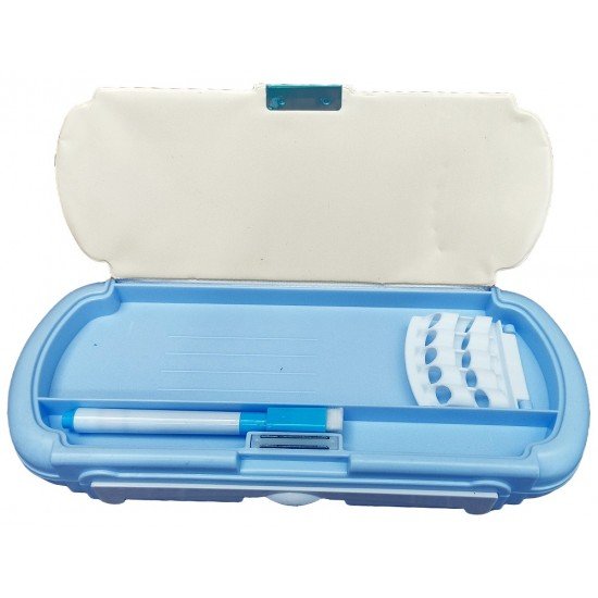 TECHNOCHITRA Super Rockstars Printed Dual Sided Pencil Box with White Board