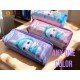 TECHNOCHITRA Cute Pencil Case with Lock, Blue Rabbit Design, Zipper Pouch for School Girls