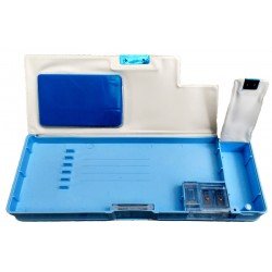 TECHNOCHITRA Spider  Designer Compass box with Integrated Abacus Art Plastic Pencil Box