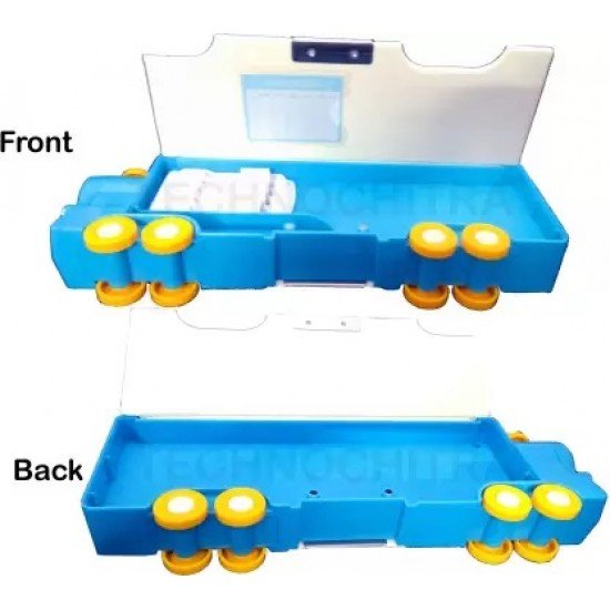 TECHNOCHITRA Train Shape with Wheels Pencil Box