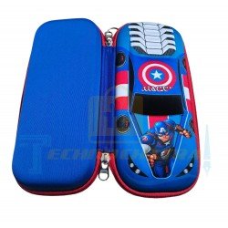 TECHNOCHITRA Super Hero Action 3D Stationery Pouches for Boys