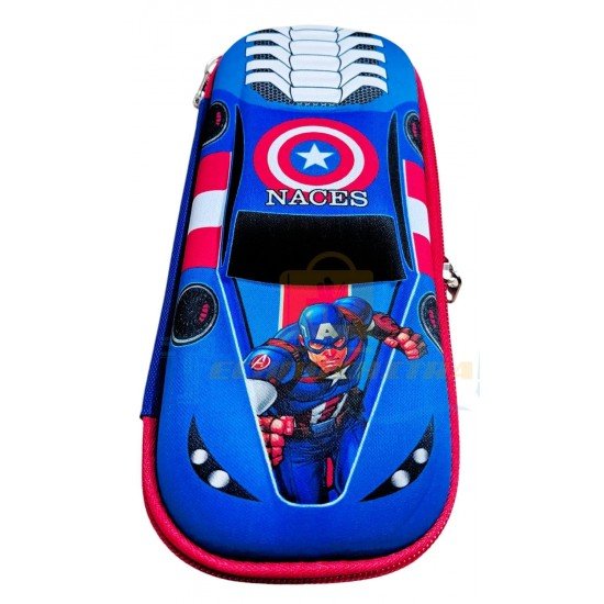 TECHNOCHITRA Super Hero Action 3D Stationery Pouches for Boys