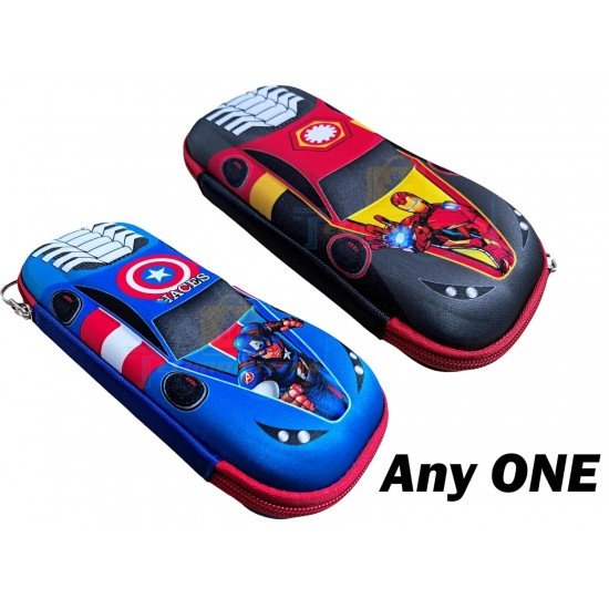 TECHNOCHITRA Super Hero Action 3D Stationery Pouches for Boys