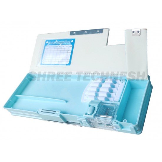 TECHNOCHITRA Unicorn Glossy Printed Dual Space Pencil Box