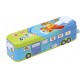 TECHNOCHITRA® Metal bus Pencil Box with Movable Wheels