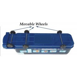 TECHNOCHITRA Rail Engine Shape  Metal Pencil Box