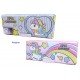 TECHNOCHITRA Unicorn Number Password Lock Dual Sided Art Plastic Pencil Box