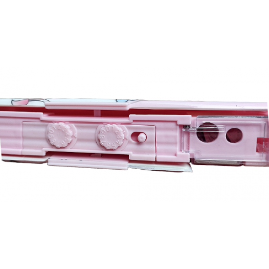 TECHNOCHITRA Angel Mermaid Fish printed Dual Sided Password Lock Pencil box