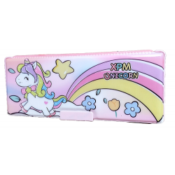 TECHNOCHITRA Unicorn Number Password Lock Dual Sided Art Plastic Pencil Box TECHNOCHITRA Unicorn Number Password Lock Dual Sided Art Plastic Pencil Box