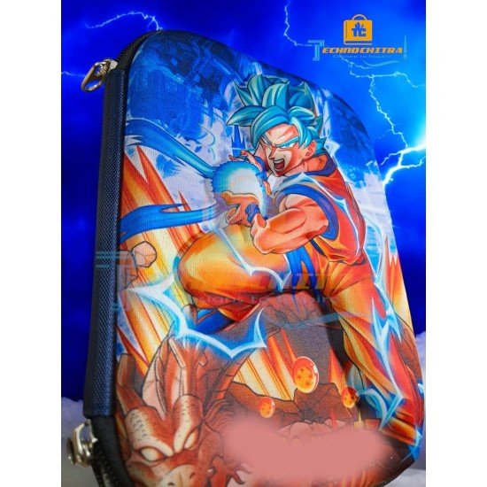 TECHNOCHITRA Solar Warriors Jumbo Pencil Pouch for Boys - 3D Superhero Design Stationery Organizer