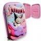 TECHNOCHITRA Kuromi 3D EVA Large Pencil Pouch for Girls | Trendy Big Capacity Stationery Case with Zipper Mesh Pocket & Pen Holders | Cute Anime Gift for Birthday, Diwali, Christmas, New Year