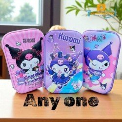 TECHNOCHITRA Kuromi 3D EVA Large Pencil Pouch for Girls | Trendy Big Capacity Stationery Case with Zipper Mesh Pocket & Pen Holders | Cute Anime Gift for Birthday, Diwali, Christmas, New Year TECHNOCHITRA Kuromi 3D EVA Large Pencil Pouch for Girls | Trendy Big Capacity Stationery Case with Zipper Mesh Pocket & Pen Holders | Cute Anime Gift for Birthday, Diwali, Christmas, New Year