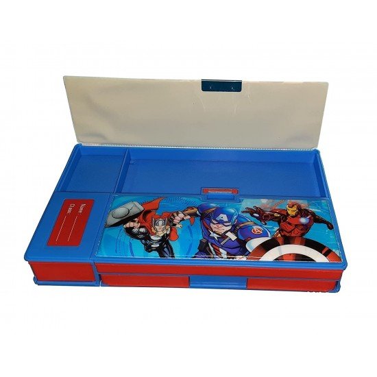 TECHNOCHITRA Avenger Jumbo Compass Pencil Box for Boys