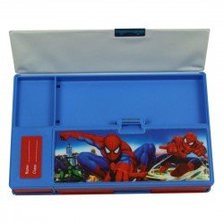 TECHNOCHITRA Spider Printed Dual Sided Jumbo Size Pencil Box
