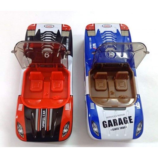 TECHNOCHITRA Vintage Sports Car with wheels Pencil Box