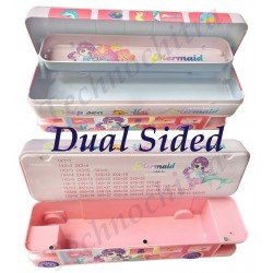 TECHNOCHITRA Double Decker Boom Bus Water Angel Girls Art Metal Pencil Box