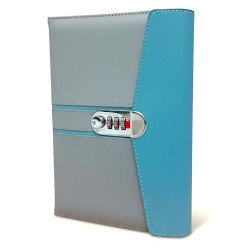 TECHNOCHITRA A5 Lock Diary with Password – PU Leather Number Lock Journal, Vintage Personal Notebook Planner, 240 Pages Gift Diary for Girls, Boys, Women & Men