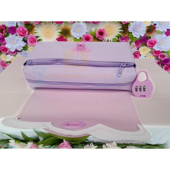 TECHNOCHITRA Stylish Doll Printed Secret Password Pencil Pouch for Girls