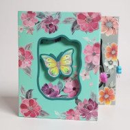 TECHNOCHITRA Butterfly Diary with Lock & Key | Flower Printed Password Lock Diary Box | Spiral Notebook for Kids, Girls & Adults | Cute Secret Journal Gift Set (Random Colour) TECHNOCHITRA Butterfly Diary with Lock & Key | Flower Printed Password Lock Diary Box | Spiral Notebook for Kids, Girls & Adults | Cute Secret Journal Gift Set (Random Colour)