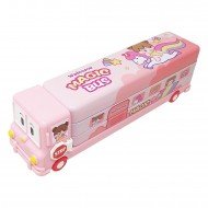 TECHNOCHITRA PINK Magic Bus Cartoon Art Metal Pencil Box