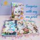 TECHNOCHITRA Adorable Kitty Printed Lock & Key Diary | Secret Writing Journal | Aesthetic Stationery Gift Set for Kids, Teens & Women | Password Lock Style Notebook
