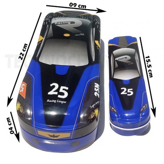 TECHNOCHITRA Dual Space Sport Car Shape with Mini Pencil Boxes TECHNOCHITRA Dual Space Sport Car Shape with Mini Pencil Boxes