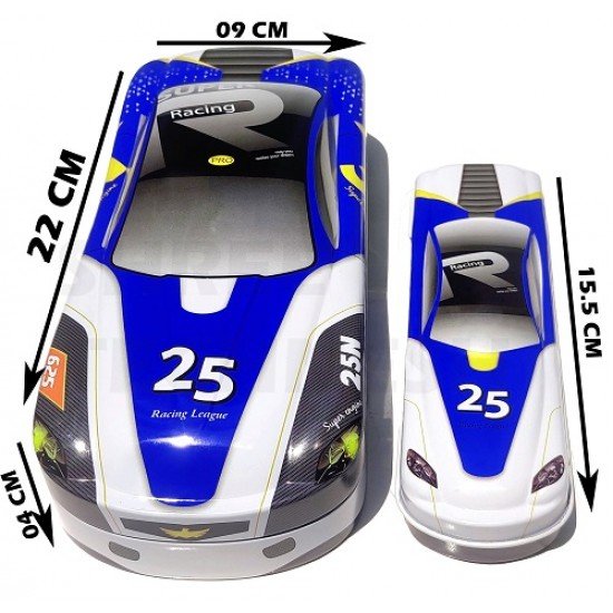 TECHNOCHITRA Dual Space Sport Car Shape with Mini Box Art Metal Pencil Boxes TECHNOCHITRA Dual Space Sport Car Shape with Mini Box Art Metal Pencil Boxes