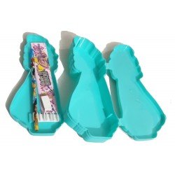 TECHNOCHITRA PRINCESS SHAPE PENCIL BOX BLUE PRINCESS