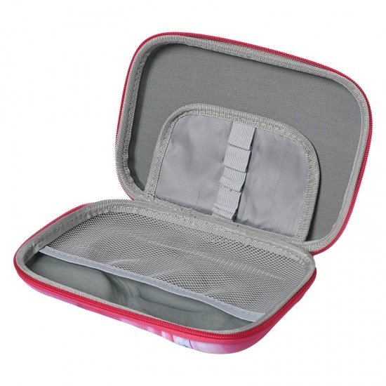 TECHNOCHITRA Dreamy Dollhouse Big Size 3D Doll Design Zipper Pouch for Girls