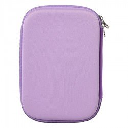 TECHNOCHITRA Whimsical Wonders 3D Unicorn Printed Violet Big Size Pencil Pouch for Girls