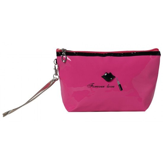 TECHNOCHITRA Eternal Affection Forever Love Printed Multipurpose Zipper Pencil Pouch with Belt for Girls