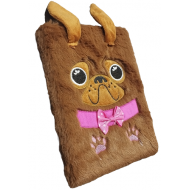 TECHNOCHITRA Cutie Pug Style Fur Notebook