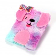 TECHNOCHITRA 3D Puppy with ears Fur A5 Diary