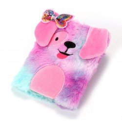 TECHNOCHITRA 3D Puppy with ears Fur A5 Diary